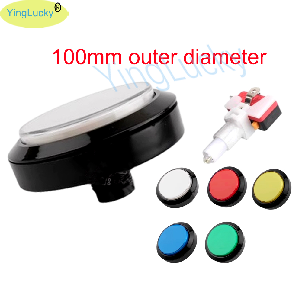 12V Arcade LED Button 100mm Pl - огляд і ціна Arcade Game Jackpot