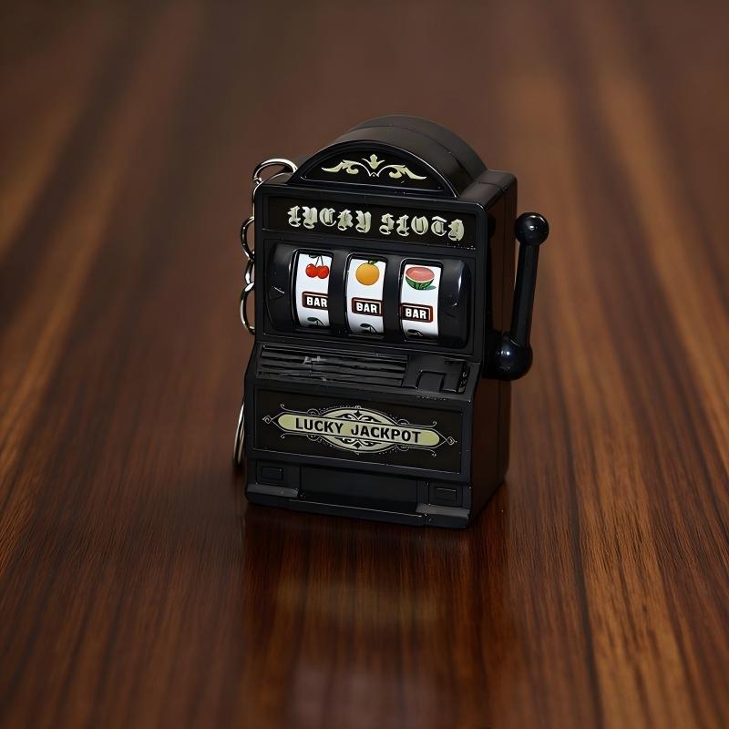 【F】Mini Slot Machine Key Chain - огляд і ціна Arcade Game Jackpot